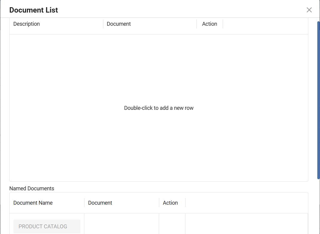 Product Catalog upload in Product form